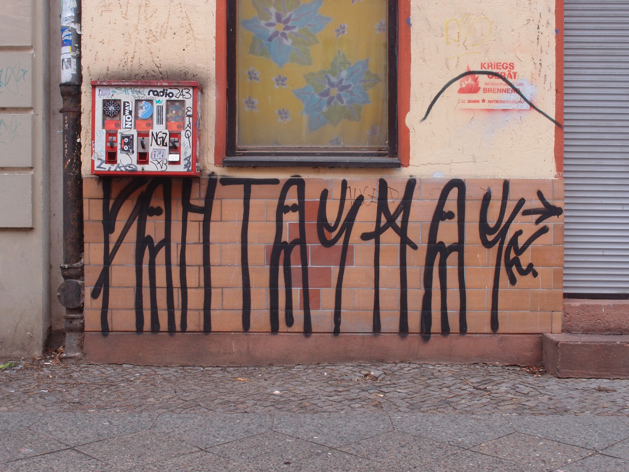 fotos de pixação em Berlim 2018/19